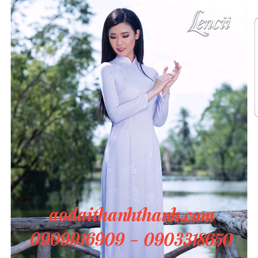 ÁO DÀI HOC SINH - GÂM LENCII KHANG KHUẨN