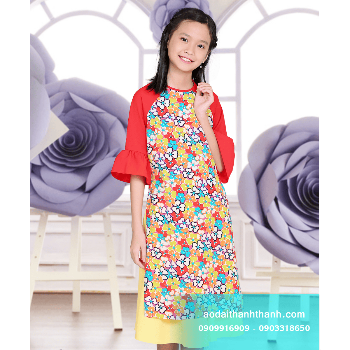 ÁO DÀI BÉ GÁI 05