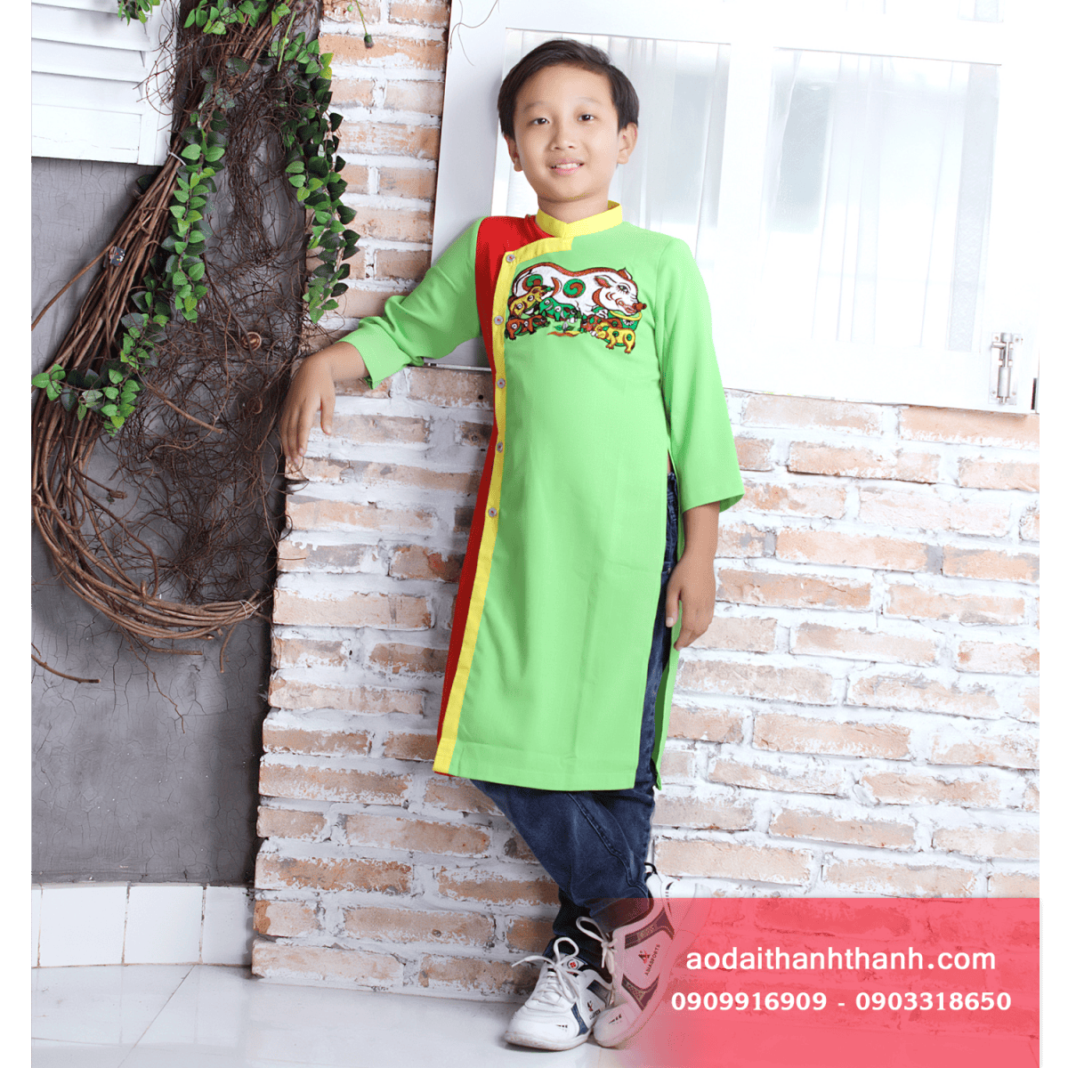 ÁO DÀI BÉ TRAI 12