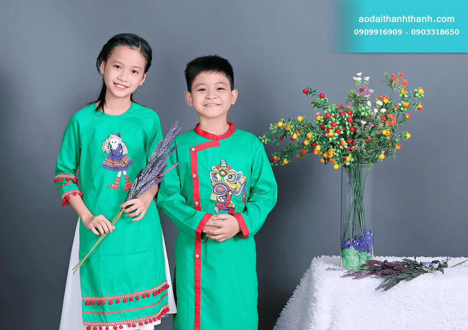 ÁO DÀI BÉ TRAI 09