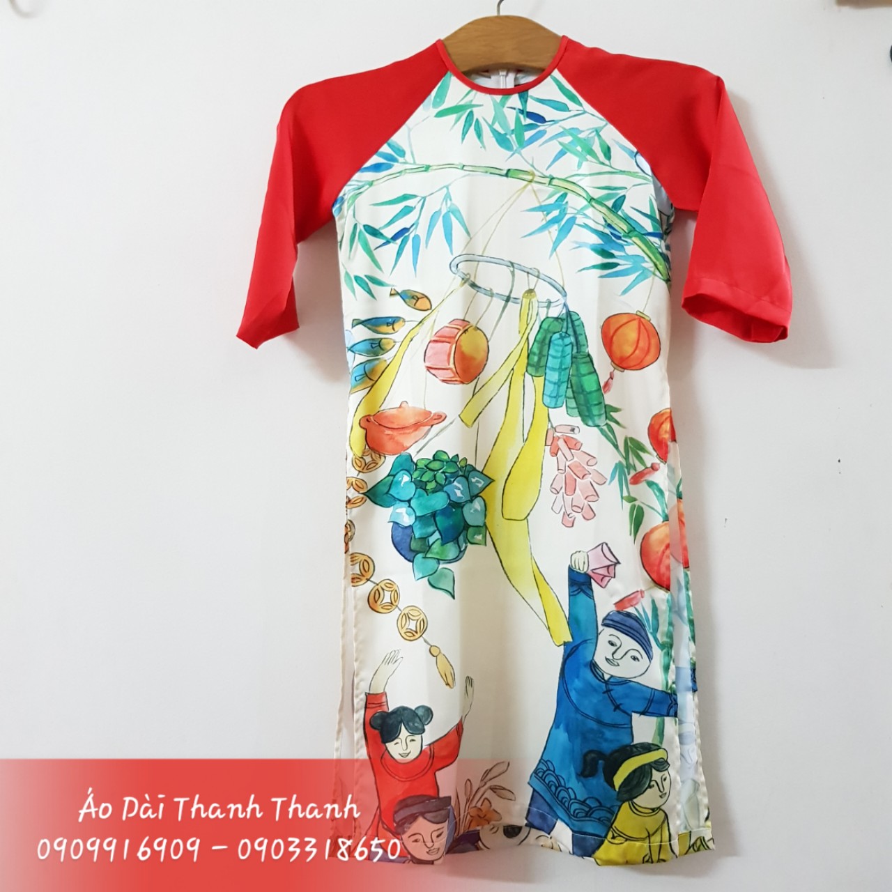 Áo Dài Cây Niêu Ngày Tết;