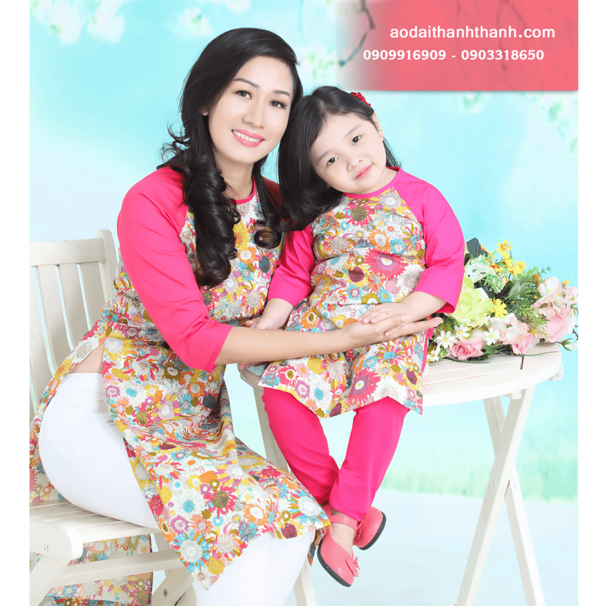 ÁO DÀI MẸ BÉ 20