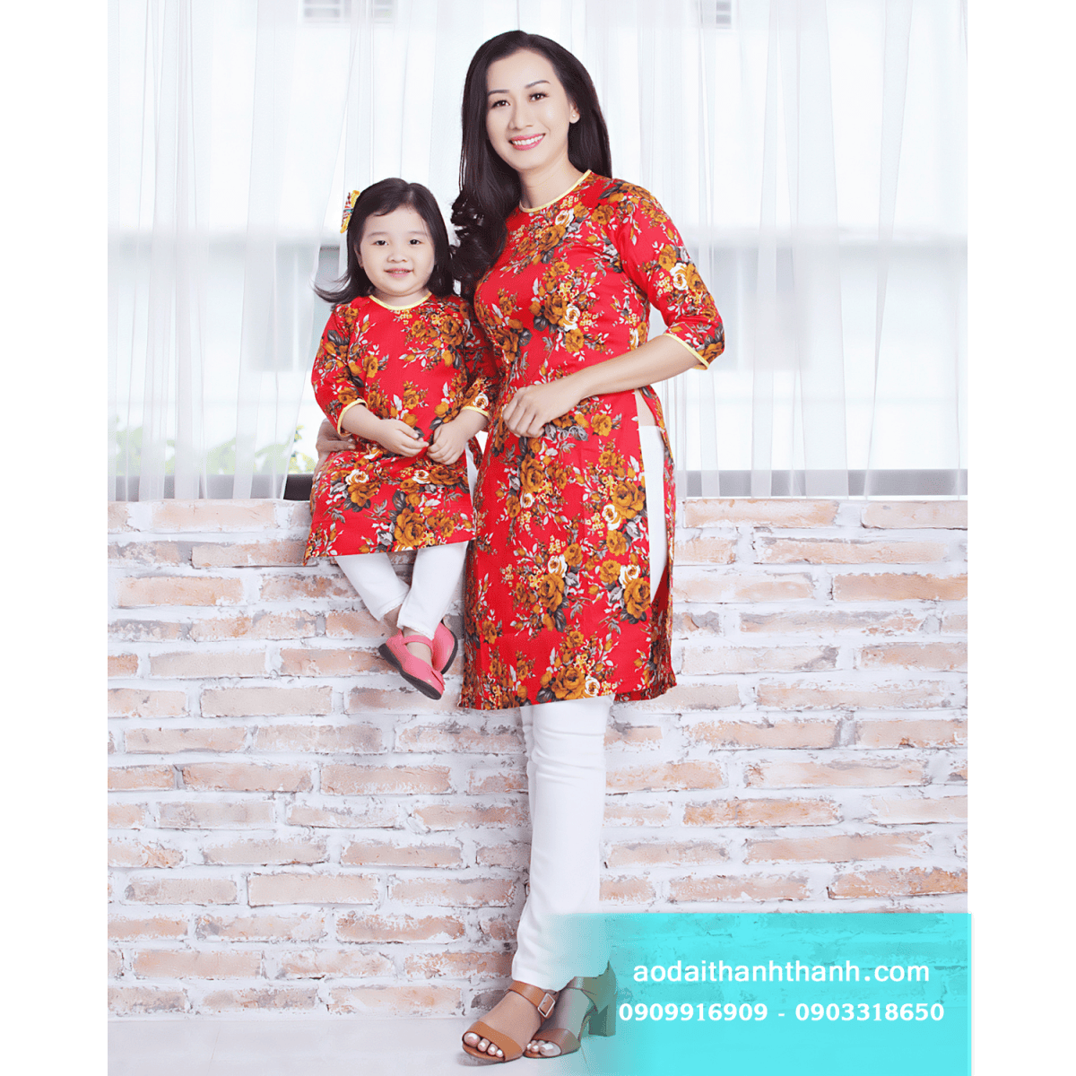 ÁO DÀI MẸ BÉ 21