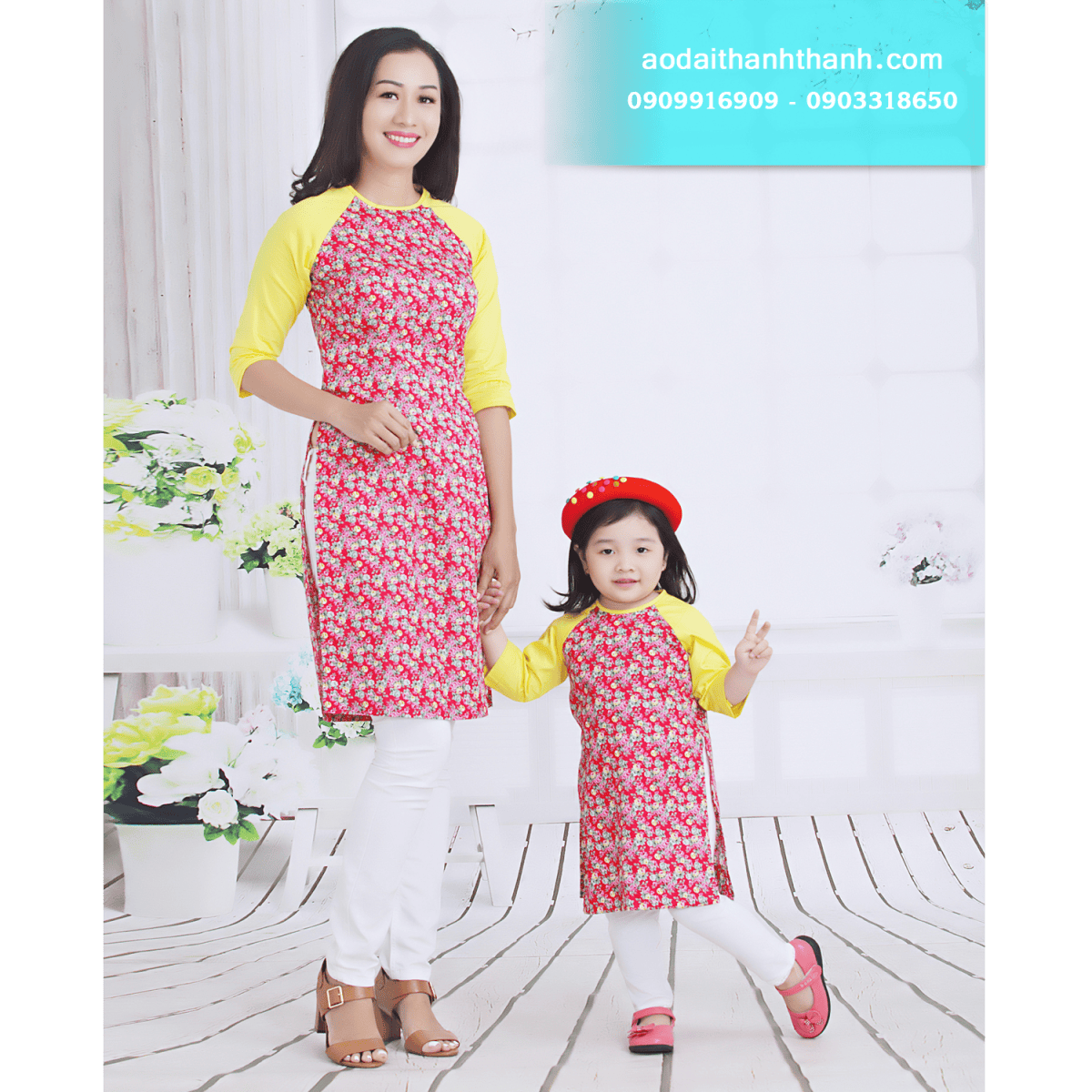 ÁO DÀI MẸ BÉ 22