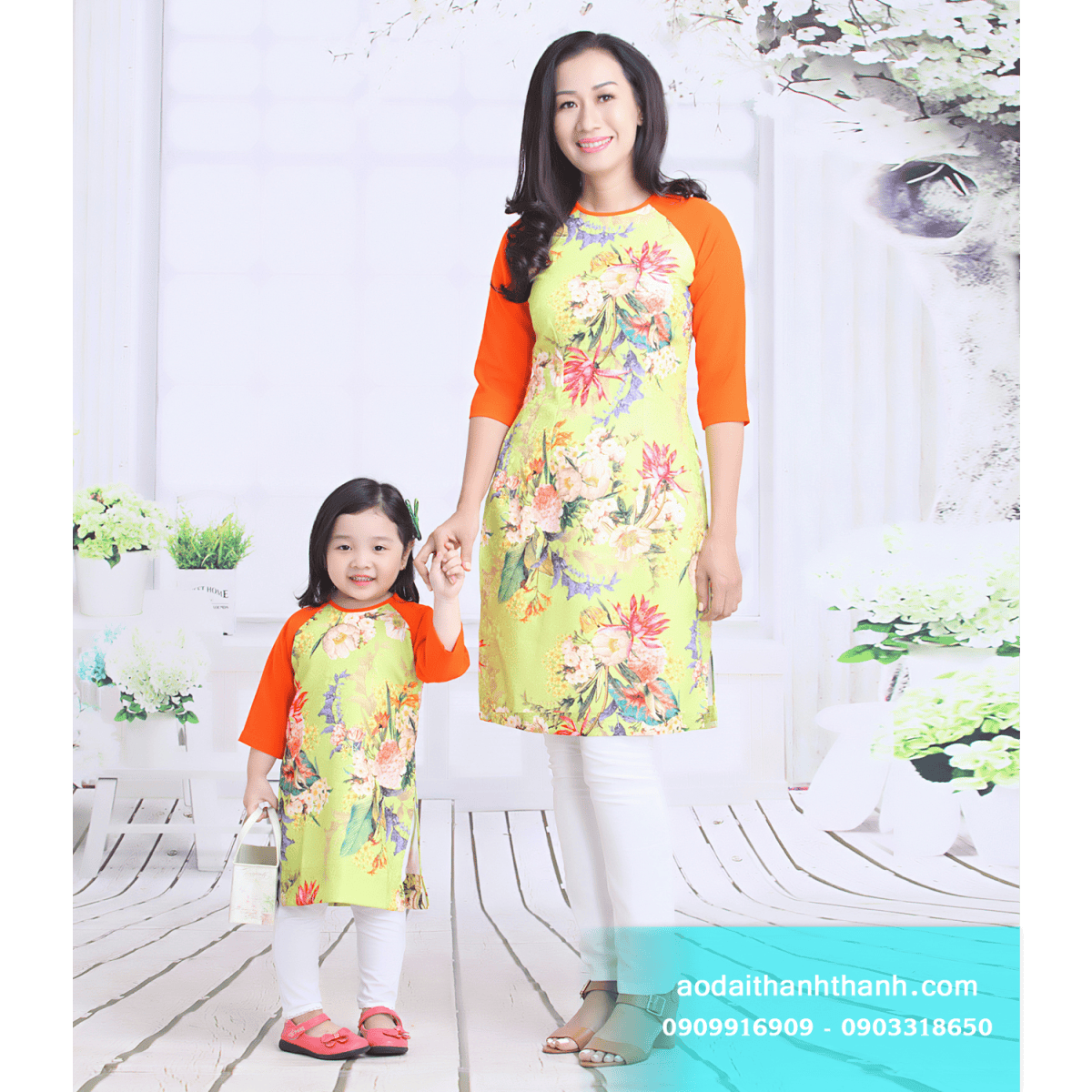 ÁO DÀI MẸ BÉ 24
