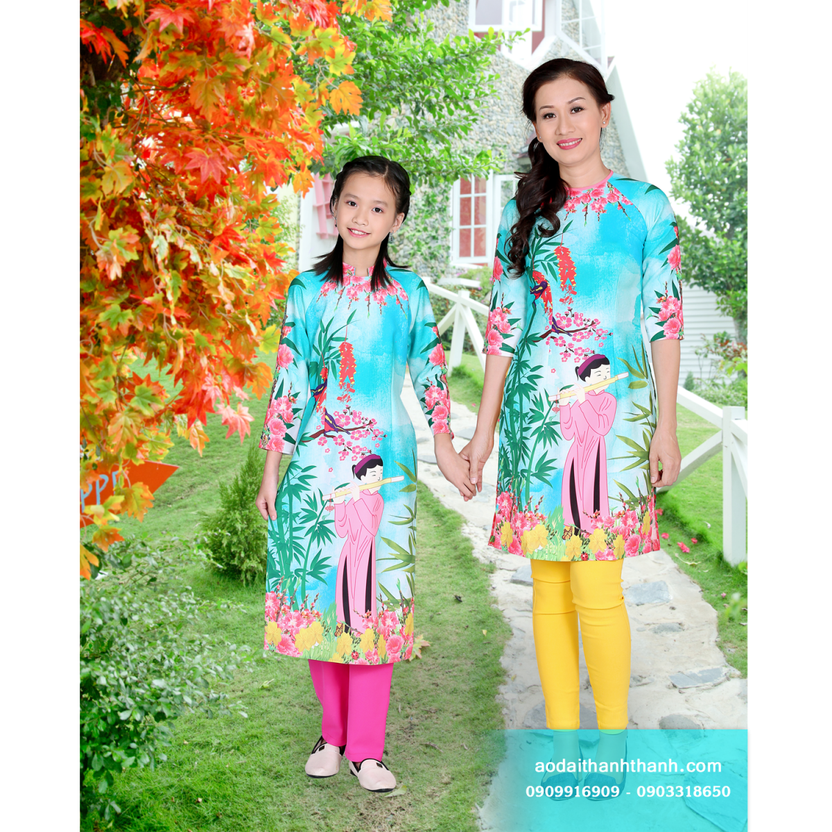 ÁO DÀI MẸ BÉ 06