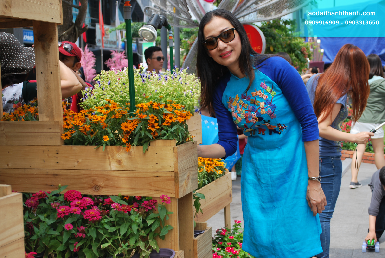 ÁO DÀI THÊU TAY 01