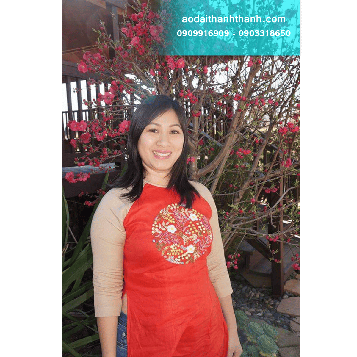 ÁO DÀI THÊU TAY 11